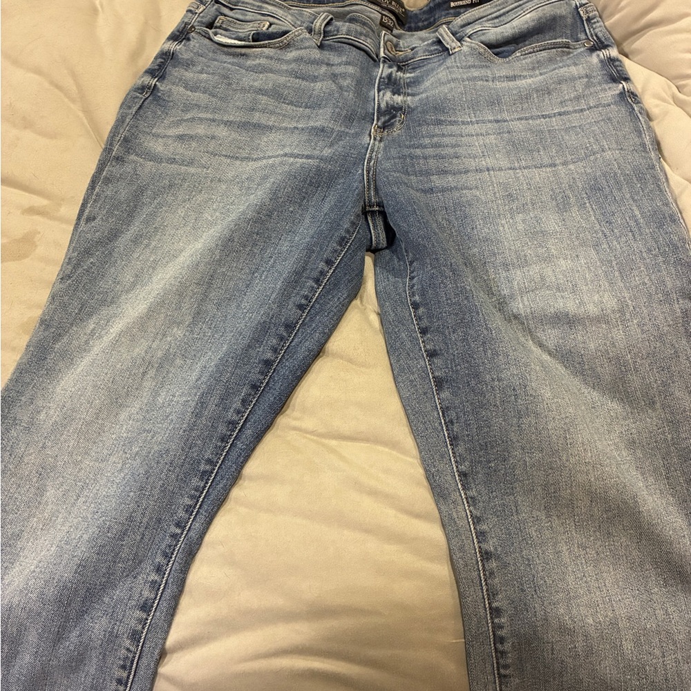 Judy Blue Washed Blue Boyfriend Jeans